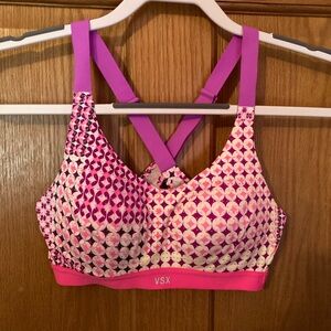 VSX Victoria’s Secret women’s pink and purple sports bra